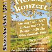 Plakat zum Herbstkonzert